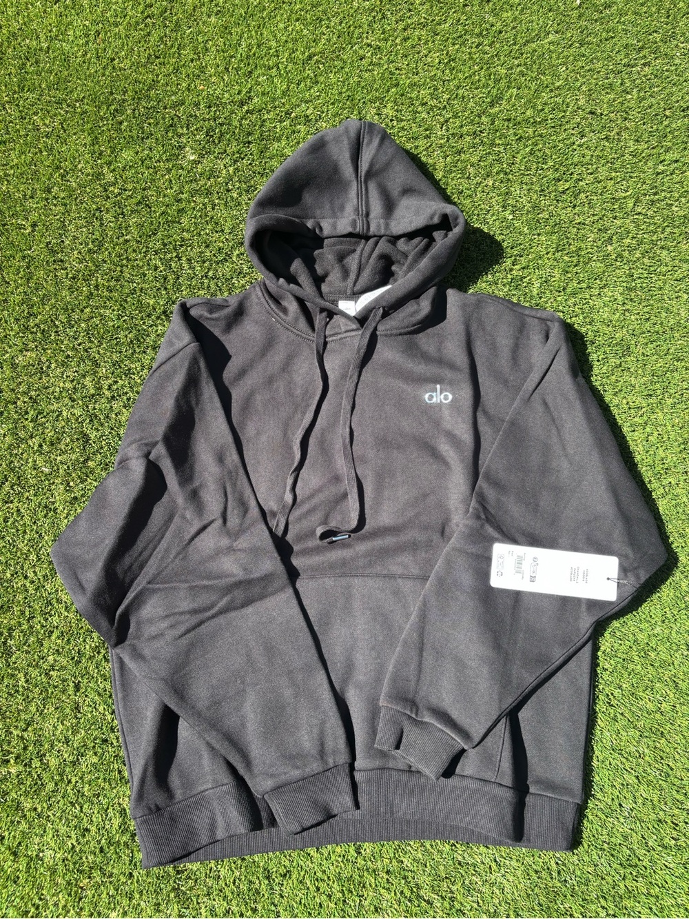 ALO Yoga Men’s Black Hoodie - Classic Pullover